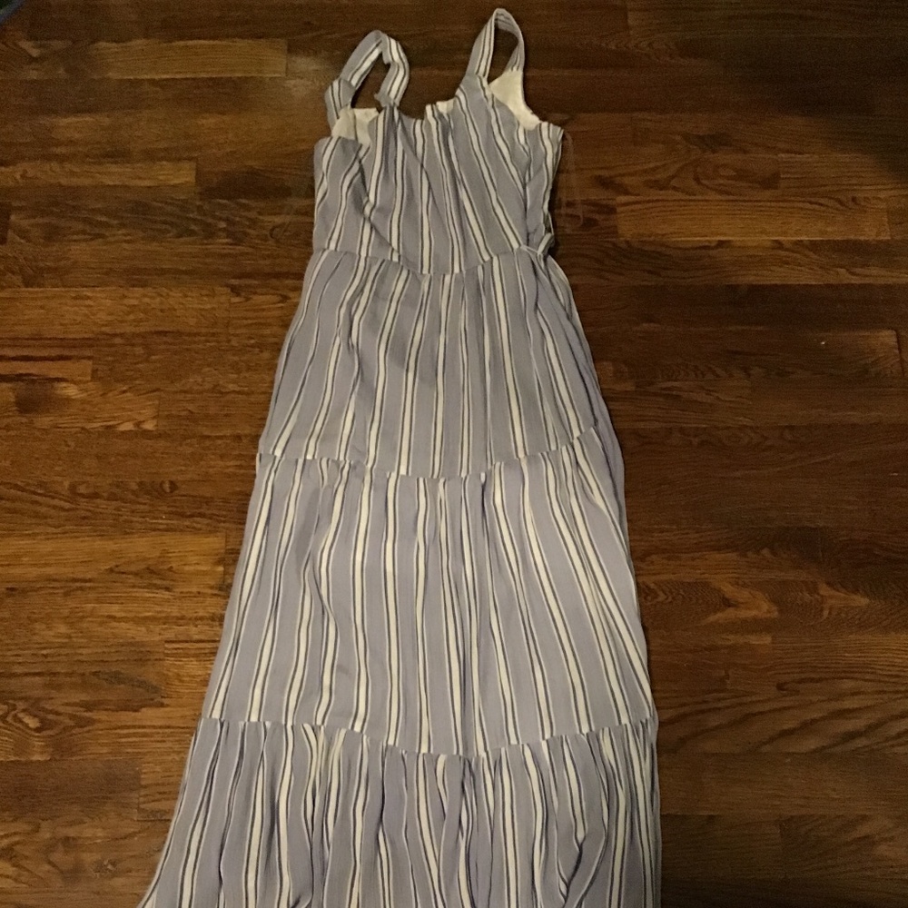 Blue Striped Dress